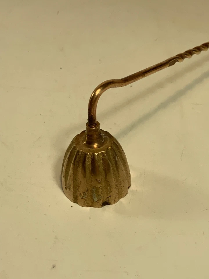 Vintage Solid Brass Candle Snuffer 11.5 in. - Image 2 of 4