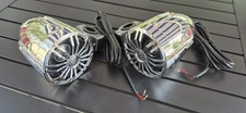 Pyle Marine Controller, 2x 3.5’’ Chrome Speakers  