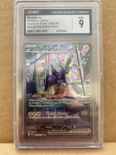 Miraidon ex graded CGC 9 for sale on eBay