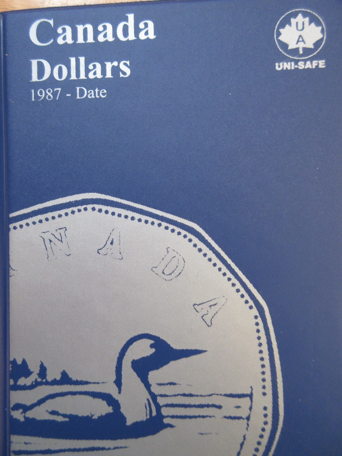 1987-2026 Year Set of Canada Loonie Coins. UNI-SAFE Album Dollar $1 Coin/Year
