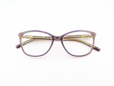 Ellen Tracy Eyeglasses Frames Only, Santry, 55-16-145, Purple Laminate