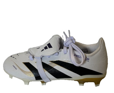adidas Predator League Klapp-Zunge FG Fußballschuhe UK 9.5 EU 44 Weiß