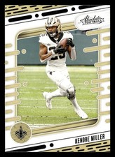 Kendre Miller 2024 Panini Absolute #78 New Orleans Saints FOOTBALL *085