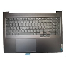 New Palmrest USB-Type For Lenovo Slim 7 16IAH7 Keyboard Backlit Gray 5CB1J38238