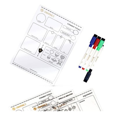 Enhance RPG Serie Acryl Charakter Blatt Set Puzzle-brandneu versiegelt