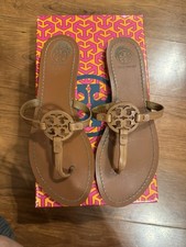 Tory Burch Miller Cloud Women's Sandals Aged Camello, Size US 8 Fits Like 7.5 
