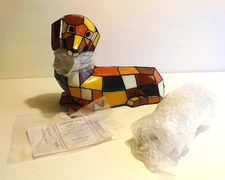 Dachshund Sculptural Lamp - Ashton Drake Galleries with cord.