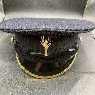 Original British Army Welsh Guards Peaked Cap & Badge Size 57cm