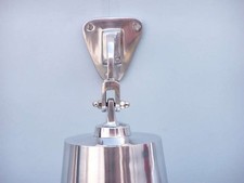 Hampton Nautical 3xglass-101 Chrome Hanging Ship&APOSS Bell