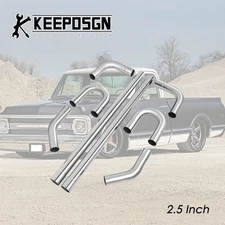 Exhaust Pipe Kit 2.5' Stainless Steel Tubing Mandrel Straight Bend for Chevy C10