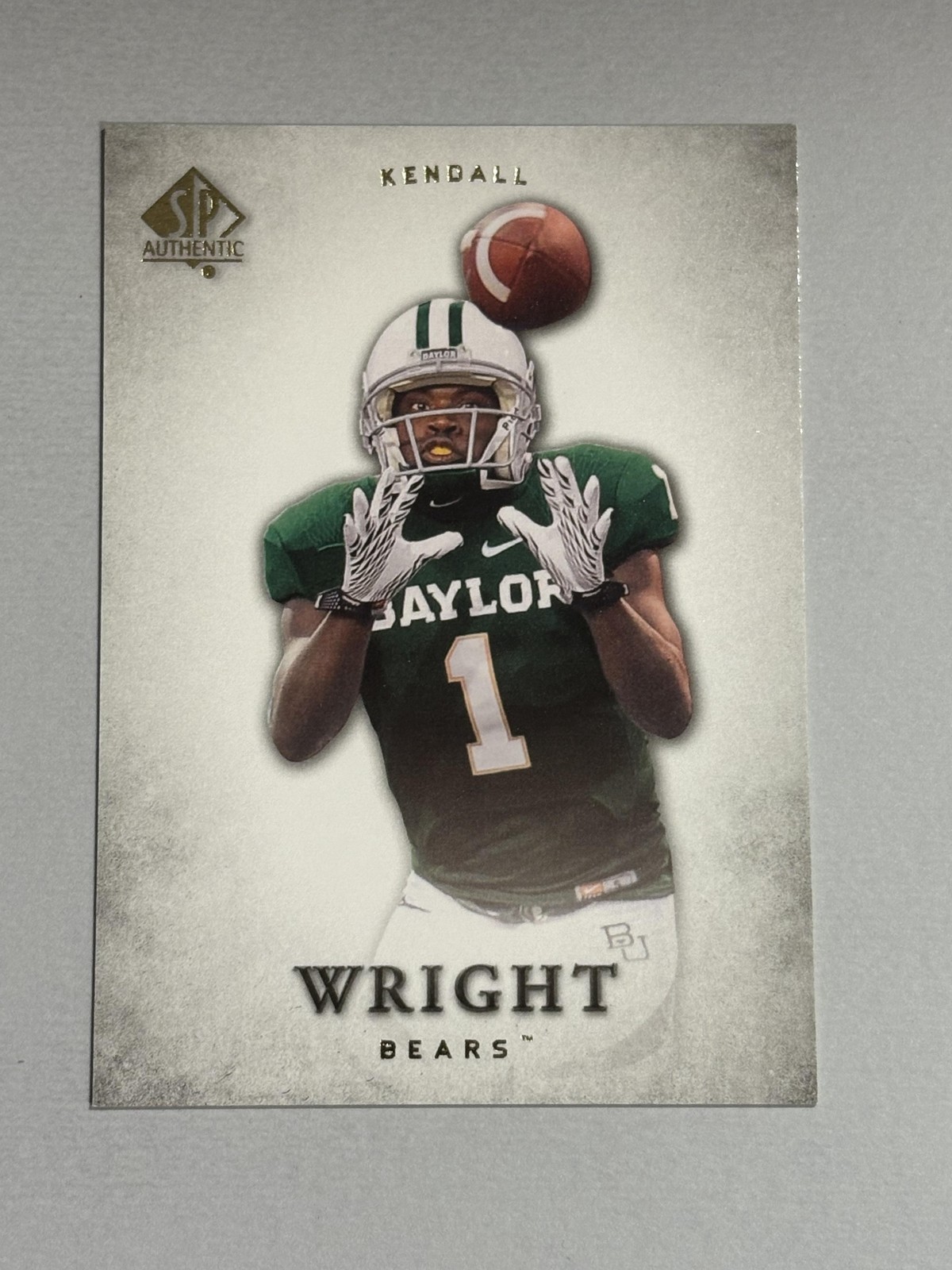 Kendall Wright 2012 SP Authentic Baylor Bears #55  P77
