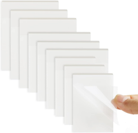 BläTter Transparente Haftnotizen, 450 Haftnotizen Set, 3 GrößEn Wasserfest Trans