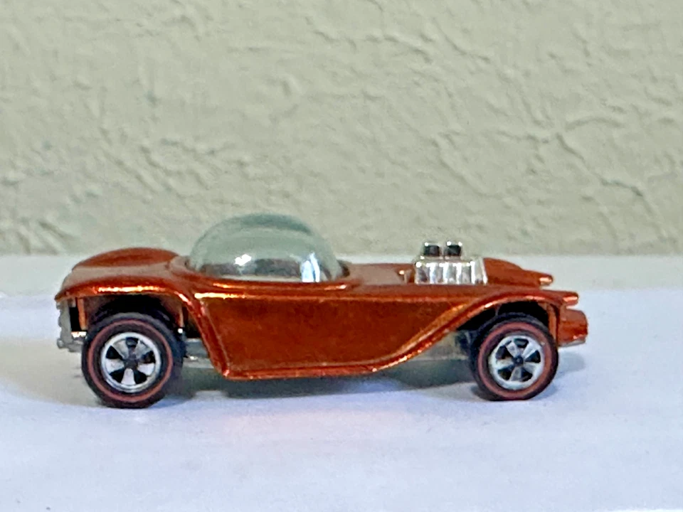 HOT WHEELS REDLINE VINTAGE 1968 BEATNIK BANDIT PENNY COPPER ORANGE GREAT COND! - Image 2 of 4