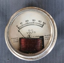 Vintage Readrite AC Volts Meter Gauge 0-150 Made In USA