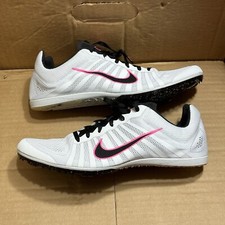 NEW Nike Zoom D Distance Track Shoes Spikes Platinum/Pink 819164-002 Men's 11