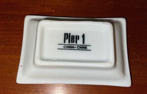 Pier 1 Imports Sauce. Condiment Dipping Bowls. Sushi Sauce. White Ceramic. 4 - Picture 3 of 5