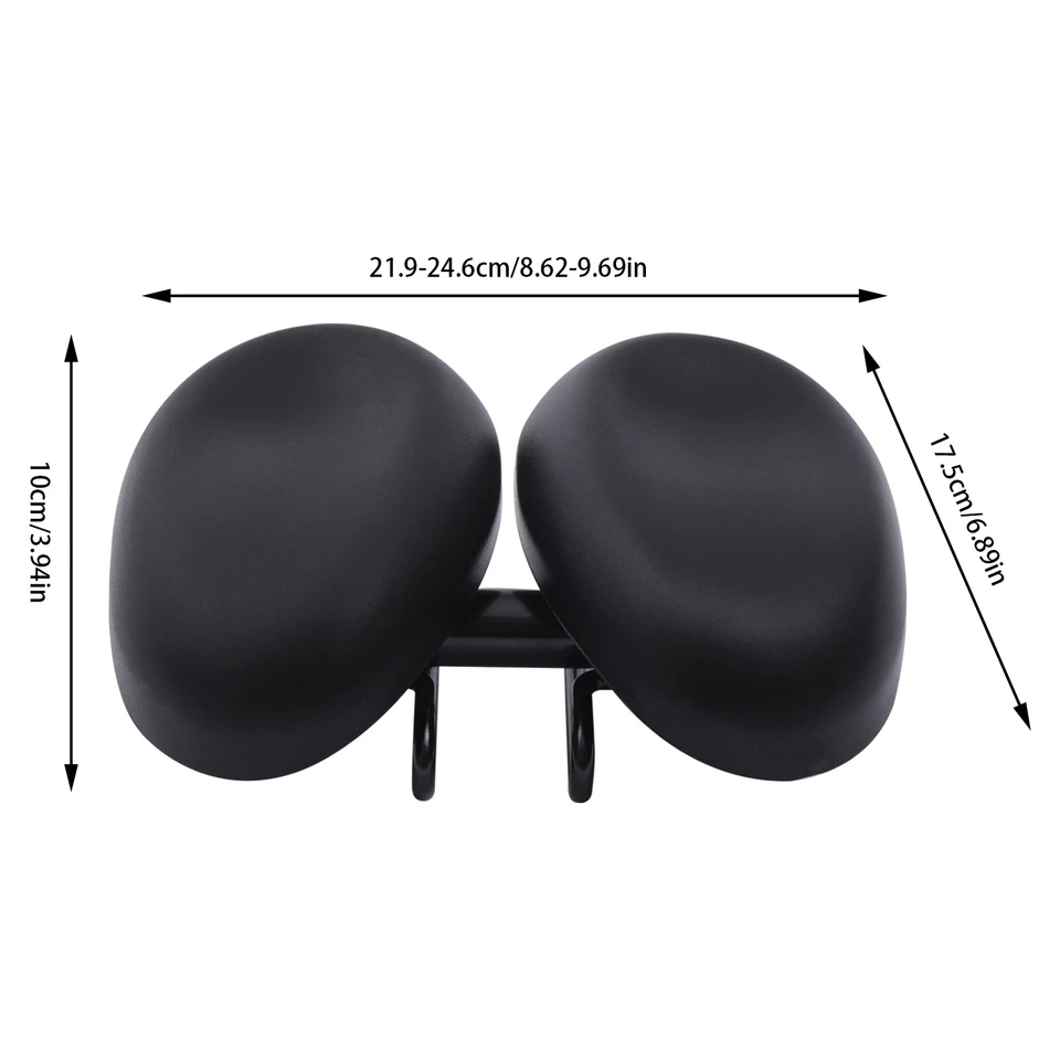 Bicycle Seat Sto?d?mpfung Dual Pad Saddle Soft Adjustable Bicycle Saddle NEW - Image 2 of 4