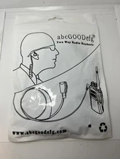 abcGOODefg Two Way Radio Headset for Motorola XPR3300, XPR3500, XPR 3000 New!