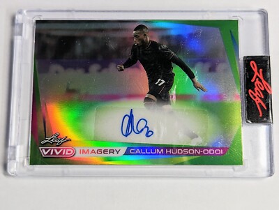 2022 Leaf Vivid Soccer - Callum Hudson-Odoi - Vivid Imagery - Autograph 4/4