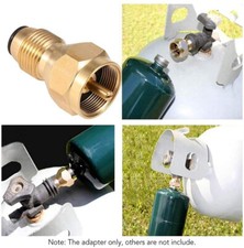 Propane Regulator Valve Refill Adapter LP Gas 1 Lb Cylinder Tank Coupler Safe