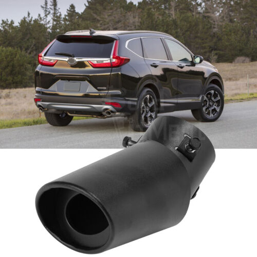 For Honda CR-V CRV Car Exhaust Pipe Tip Rear Tail Throat Muffler Black 1.5-2.1" - Picture 1 of 11