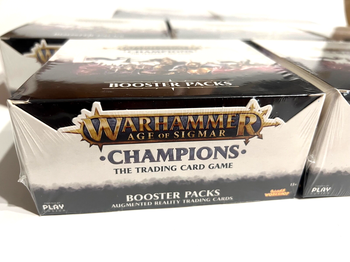 warhammer age of sigmar champions booster box Warhammer Age of Sigmar Champions 2018 Booster Box Sealed - 24 Packs TCG