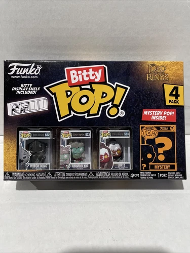 Funko Bitty Pop! Lord Of the Rings - Witch King 4PK​ and A Surprise Mystery Mini