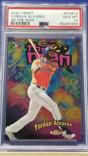 Yordan Alvarez - 2020 Finest The Man RC  PSA 10