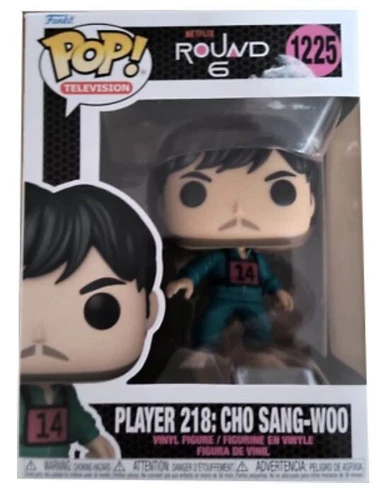 Funko Pop Round 6: Player 218 Cho Sang-Woo Figure w/ Protector (Squid Game)