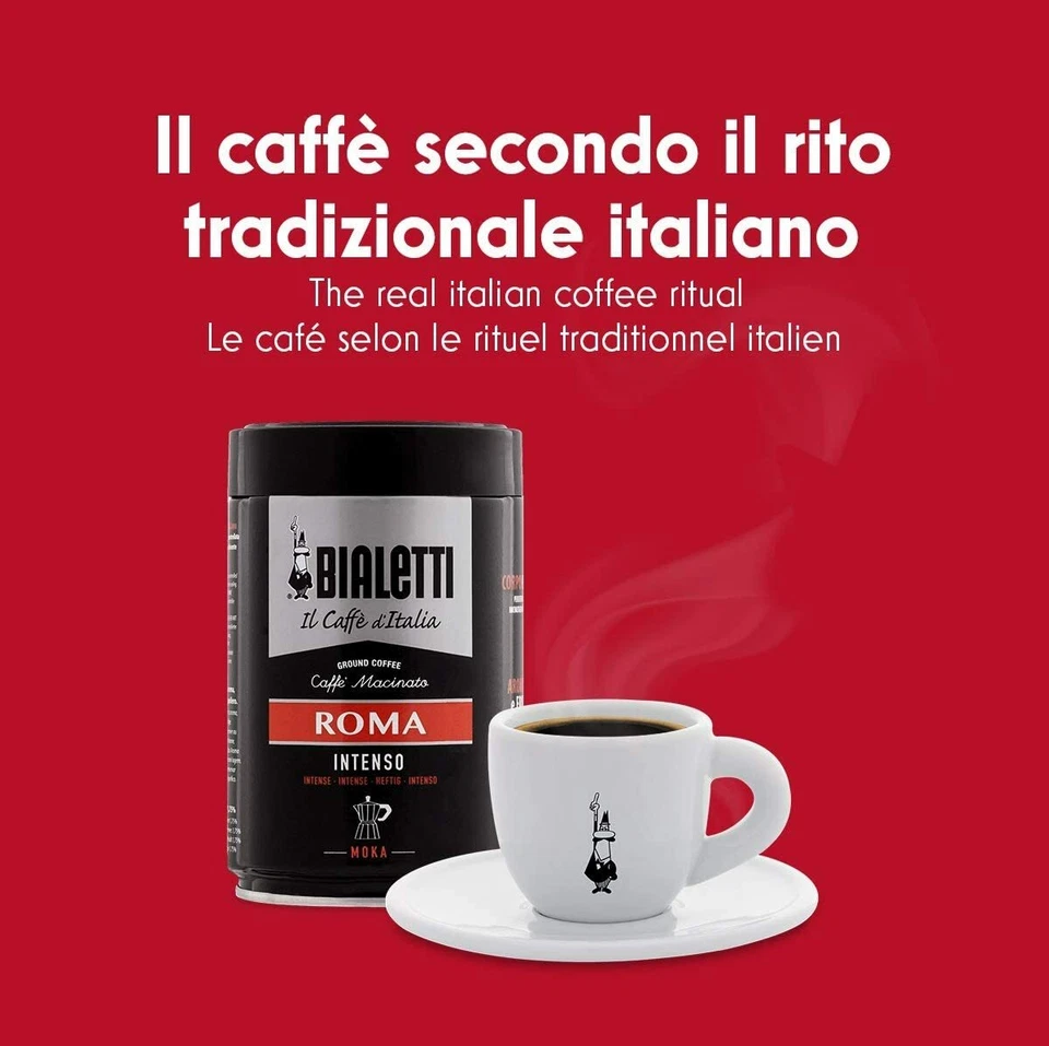 Bialetti Moka Express Caffettiera, Alluminio, Argento, 4 Tazze BIALETTI MOKA  - Immagine 4 di 4