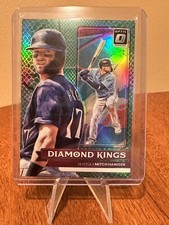 MITCH HANIGER 2022 Donruss Optic Diamond Kings Green Dragon /99 Mariners Giants