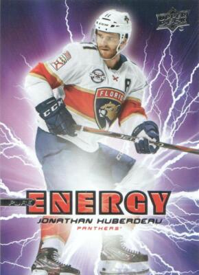 2019-20 Upper Deck Series 1 Pure Energy PE-13 Jonathan Huberdeau-Florida Panther