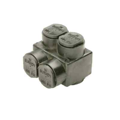 Burndy UV Black Distribution Connectors, #10-250 KCMIL, 2.03 In L