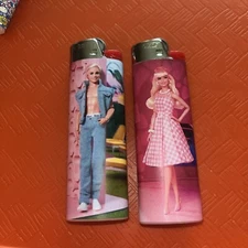 2 Bic Lighters Barbie Movie Doll Lighters Custom Lighter Great Gifts! Barbie Ken