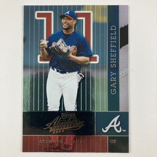 2002 Playoff Absolute Memorabilia Gary Sheffield #13 card