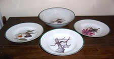 4 Bowls - Soup + Serving  Hummingbird Print - National Wildlife Federation China