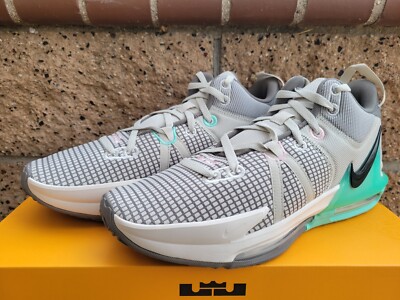 Nike LeBron Witness 7 Shoes Men's Size 13 Flat Pewter Mint DM1123