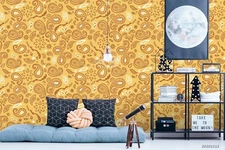 3D Paisley Seamless Wallpaper Wall Mural Removable Self-adhesive Sticker447