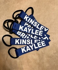 Pom Pom Name Tags Set Of Two Tags 2