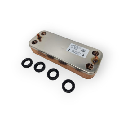 FERROLI 3980001351 EX 3980001350 3980I000 39442520 10 PLATE WATER EXCHANGER 