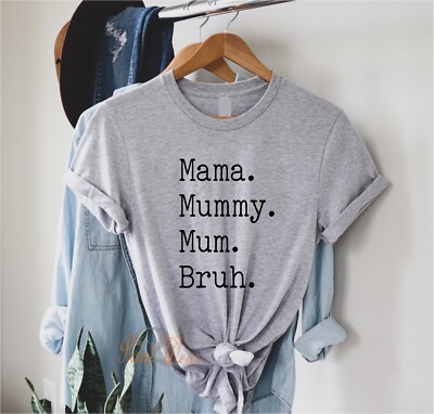 Mama Mommy Mom Bruh Svg Funny Mom Sublimation Design