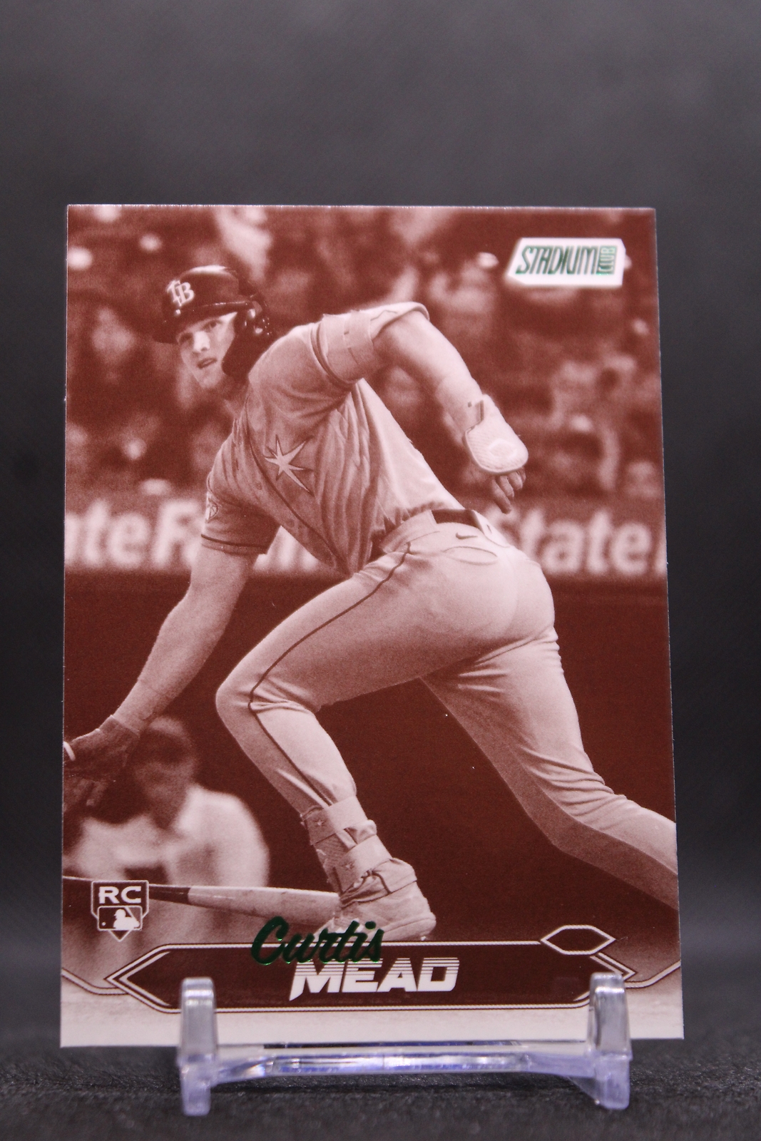 Curtis Mead #271 2024 Stadium Club Sepia Tampa Bay RaysRC Rookie