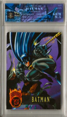 1996- DC OUTBURST -'' BATMAN-FIREPOWER  ''-#77 - GRADED  VGT   GEM MINT  9.5 !! AA