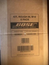 (6-Pack) Bose M-16 Tile Bridge Kit 029831  DS 16F In-Ceiling Speaker NEW