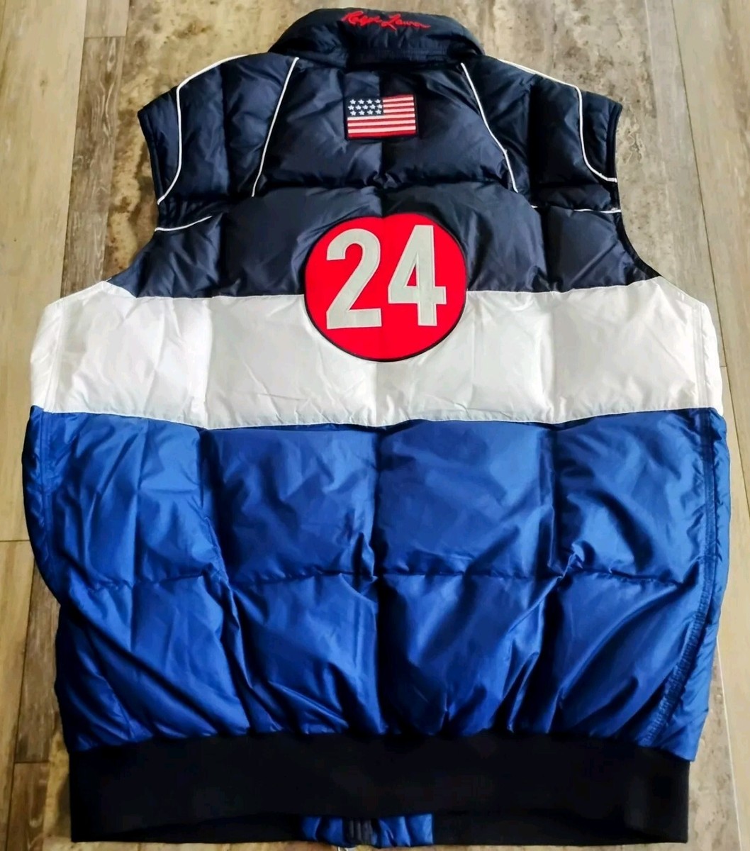Ralph Lauren Polo P1 USA 2011 RL Team Racing Puffer Sport Vest