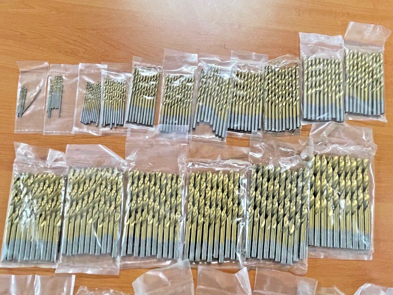 1mm-14mm 티타늄 코팅 드릴 비트 10개입, 직선형 생크, 목재 및 연질 금속용 5