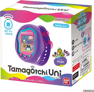 BANDAI Tamagotchi Uni Pink & Purple 2.7 x 4.7 x 4.3in Plastic