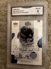ROB NIEDERMAYER, 2006 Fleer Fresh Ink #FI-NI, Auto GMA NM-MT9