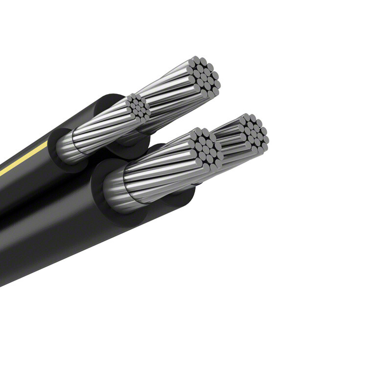 Cable de entierro directo URD subterráneo de aluminio Tulsa 4-4-4 (85 amperios) 600 V
