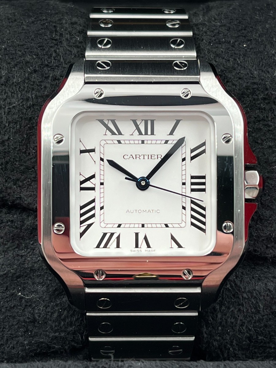 Cartier Santos De Cartier White Dial Medium Size 35mm WSSA0029